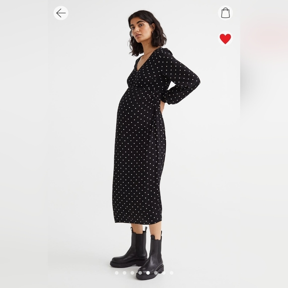 H&M MAMA V-Neck Dress - Picture 5 of 8